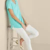 Soft Essential Supima Isabel Short Sleeve Tunic<Soft Surroundings Best