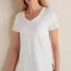 Soft Essential Supima Isabel Short Sleeve Tunic<Soft Surroundings Best