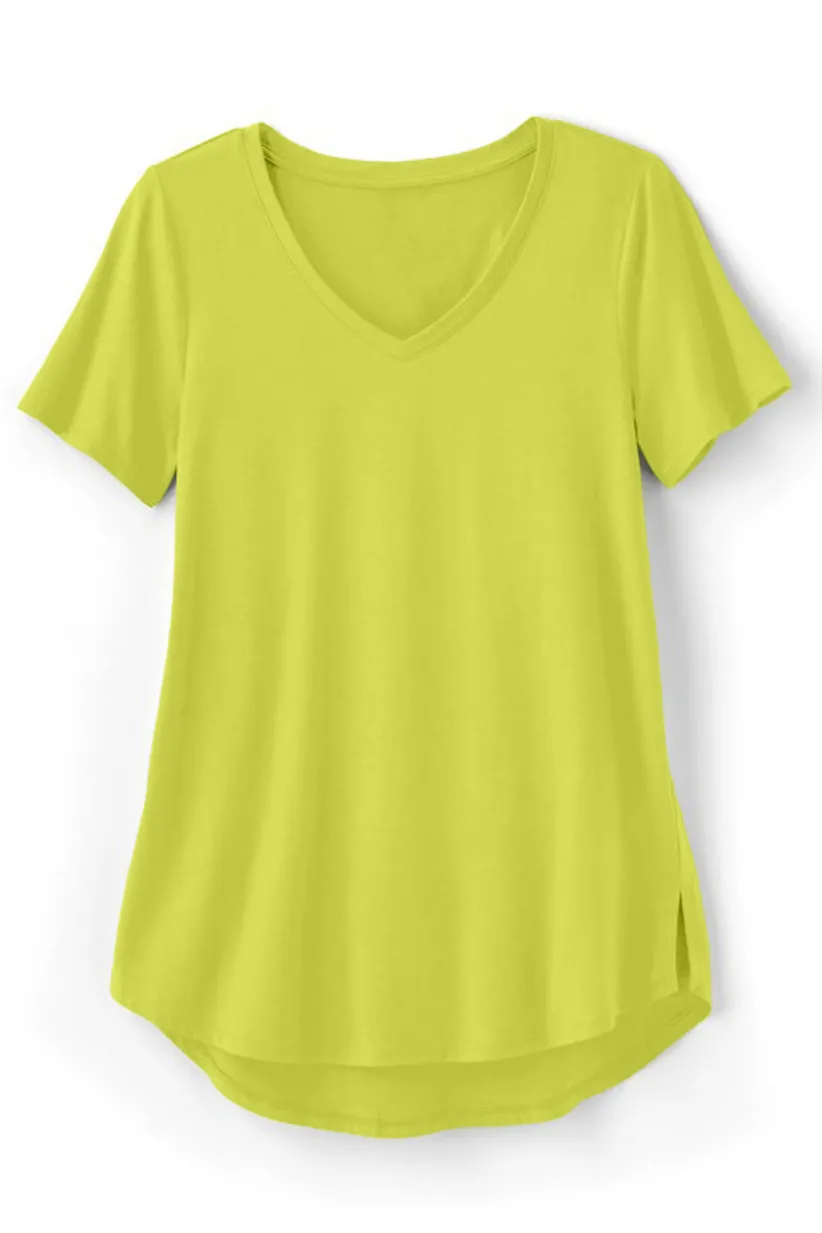 Soft Essential Supima Isabel Short Sleeve Tunic<Soft Surroundings Best