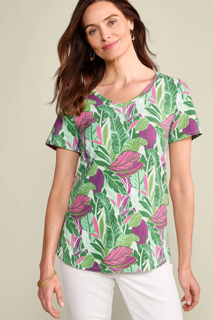 Soft Essential Supima Isabel Short Sleeve Tunic<Soft Surroundings Best