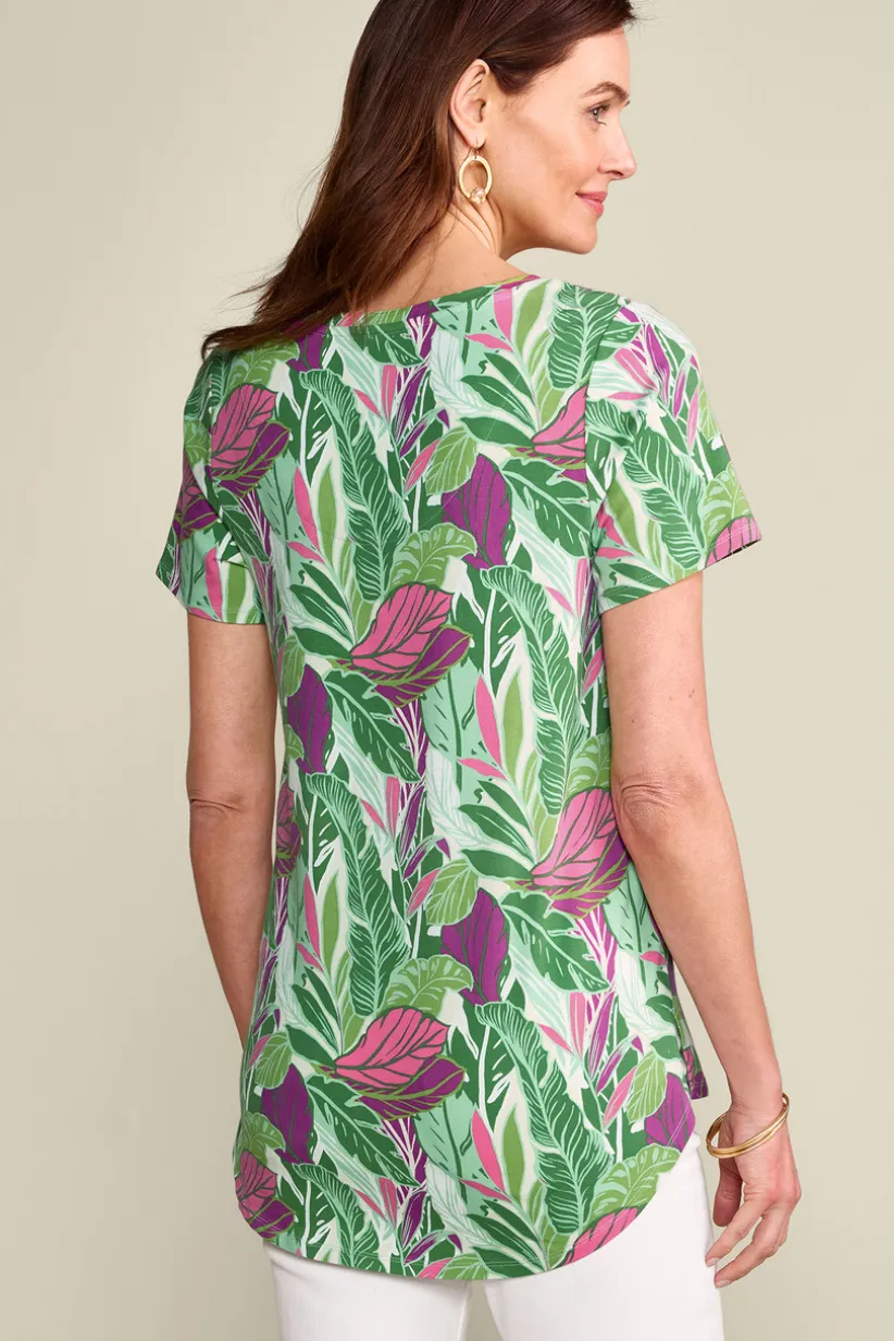 Soft Essential Supima Isabel Short Sleeve Tunic<Soft Surroundings Best