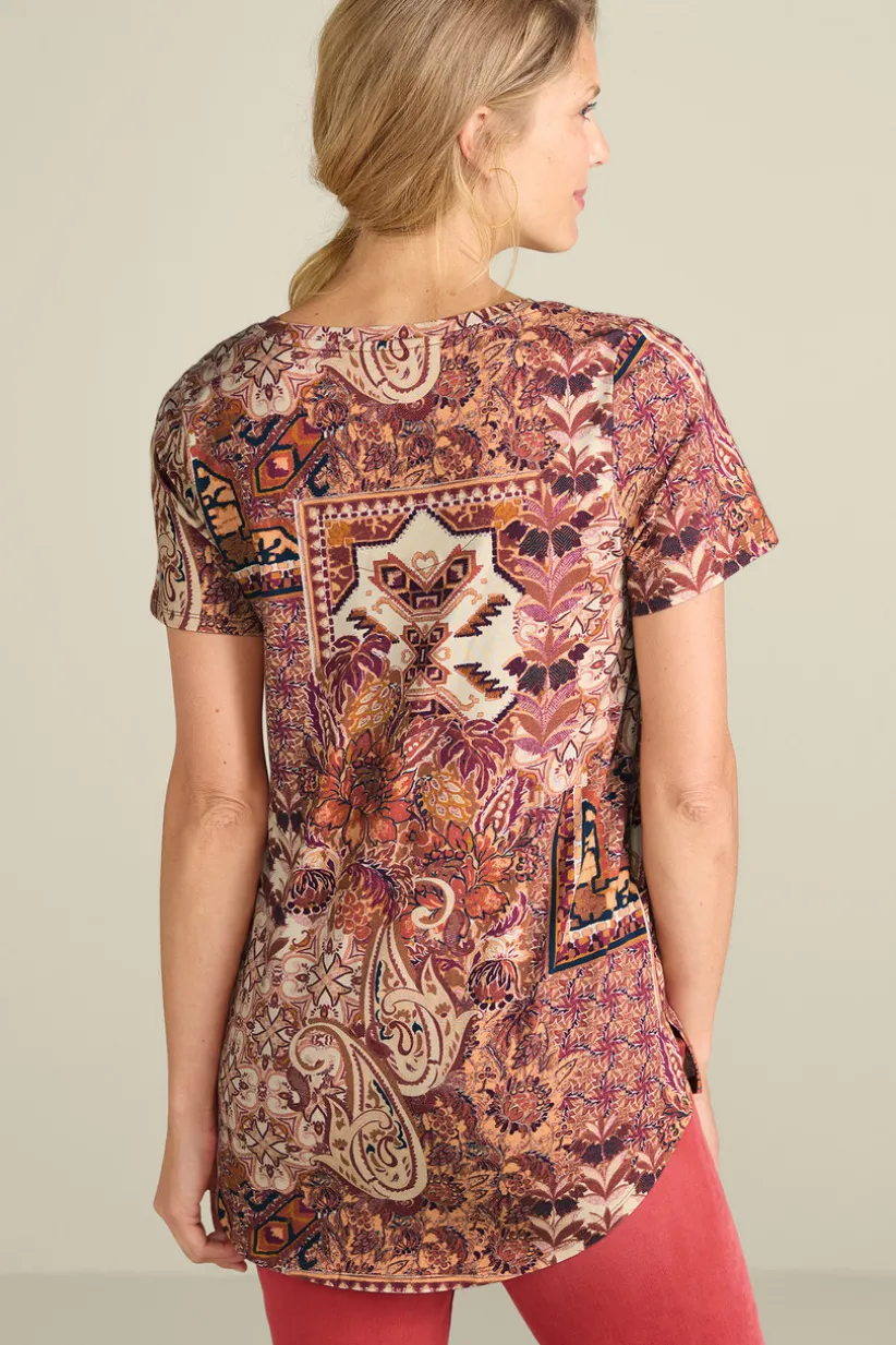 Soft Essential Supima Isabel Short Sleeve Tunic<Soft Surroundings Best