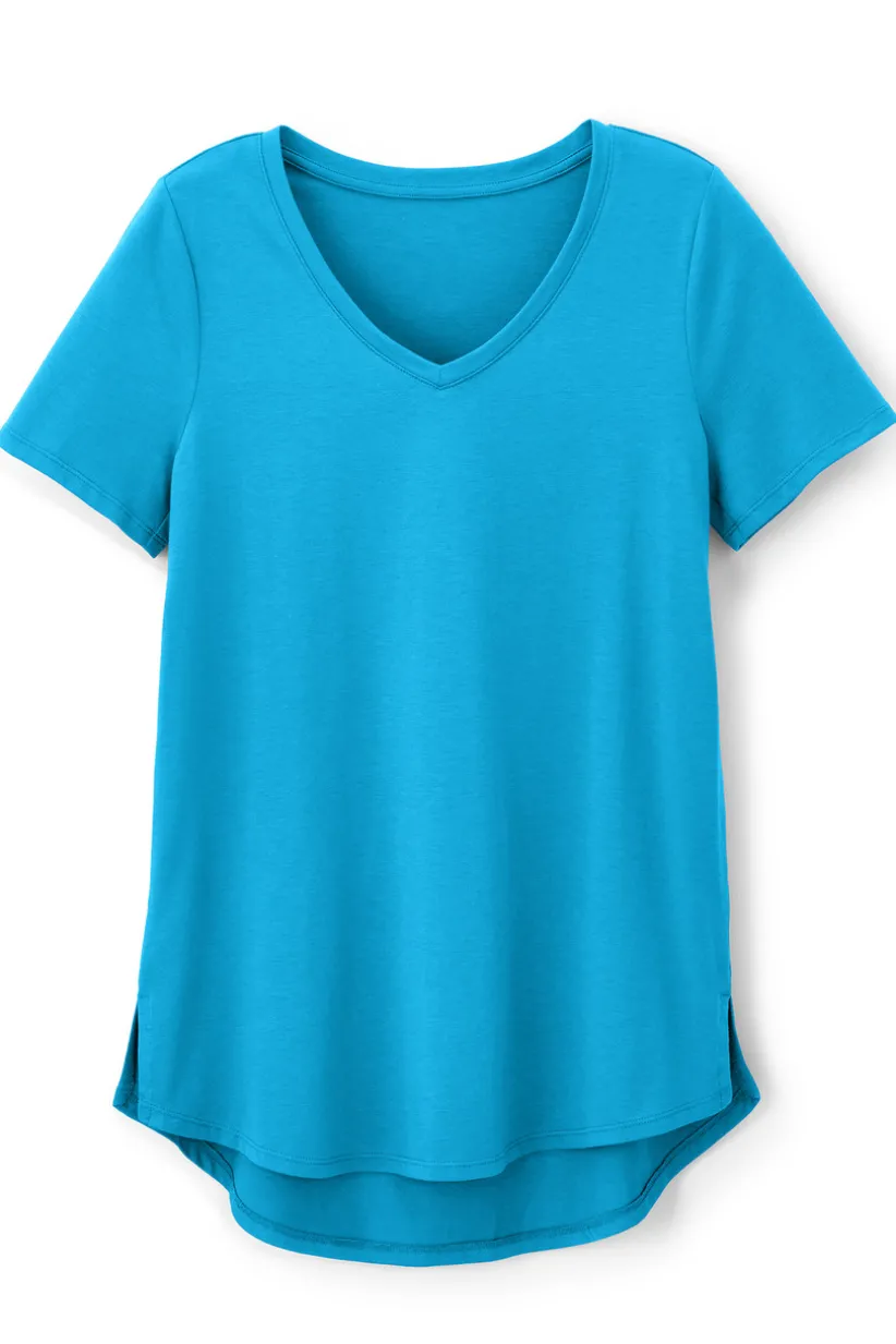 Soft Essential Supima Isabel Short Sleeve Tunic<Soft Surroundings Best