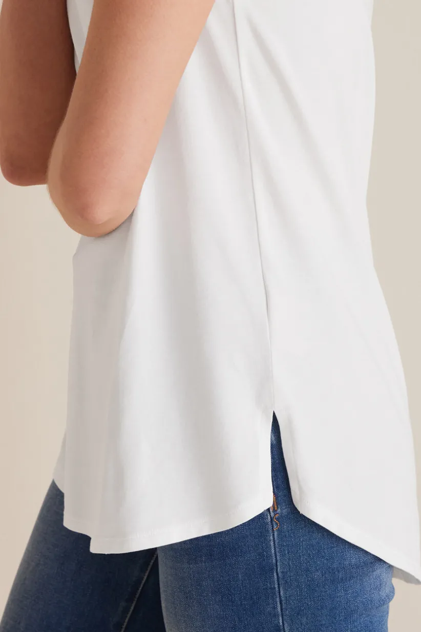 Soft Essential Supima Isabel Short Sleeve Tunic<Soft Surroundings Best