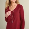 Soft Essential Supima Isabel Long Sleeve Tunic<Soft Surroundings Outlet