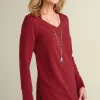 Soft Essential Supima Isabel Long Sleeve Tunic<Soft Surroundings Outlet