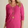 Soft Essential Supima Isabel Long Sleeve Tunic<Soft Surroundings Outlet