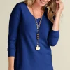 Soft Essential Supima Isabel Long Sleeve Tunic<Soft Surroundings Outlet