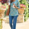 Soft Essential Supima Isabel Long Sleeve Tunic<Soft Surroundings Outlet