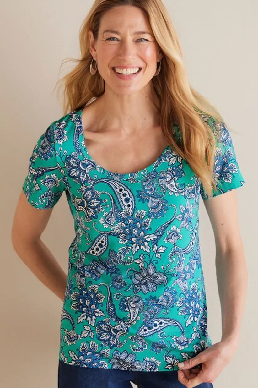 Soft Essential Supima Short Sleeve Tee<Soft Surroundings Online