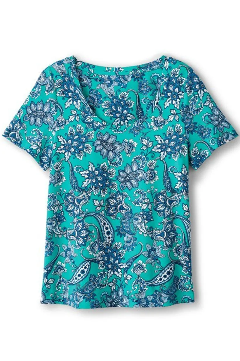 Soft Essential Supima Short Sleeve Tee<Soft Surroundings Online