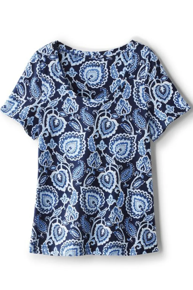 Soft Essential Supima Short Sleeve Tee<Soft Surroundings Online