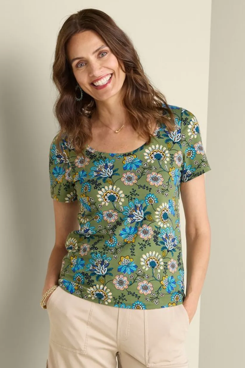 Soft Essential Supima Short Sleeve Tee<Soft Surroundings Online