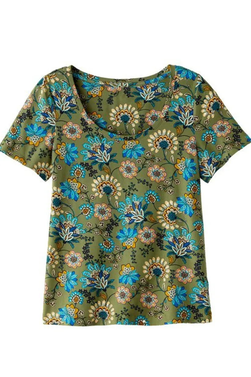 Soft Essential Supima Short Sleeve Tee<Soft Surroundings Online