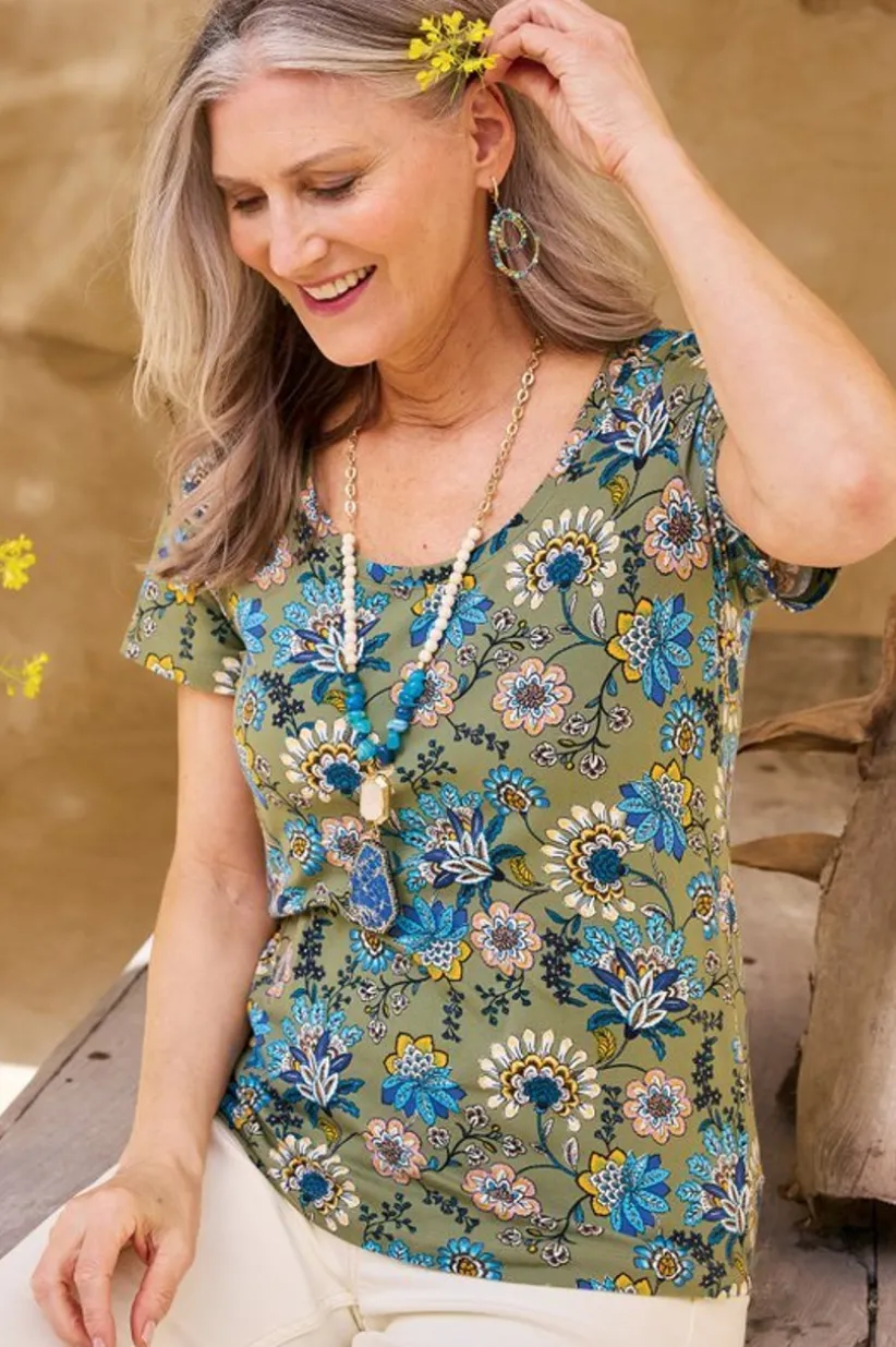 Soft Essential Supima Short Sleeve Tee<Soft Surroundings Online