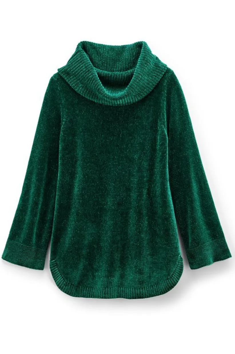 Soft Winds Chenille Tunic Sweater<Soft Surroundings Fashion