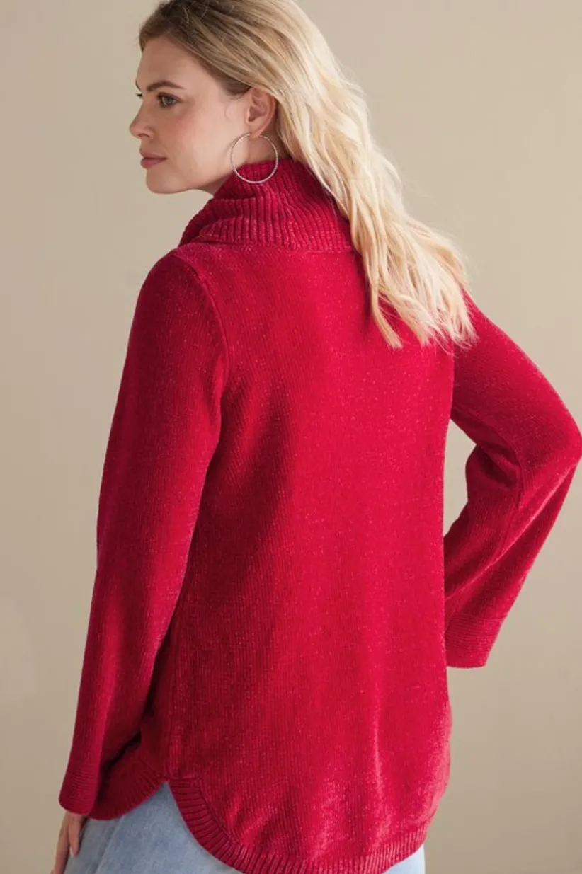 Soft Winds Chenille Tunic Sweater<Soft Surroundings Fashion
