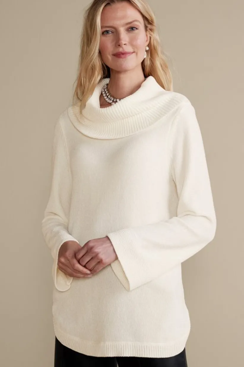 Soft Winds Chenille Tunic Sweater<Soft Surroundings Fashion