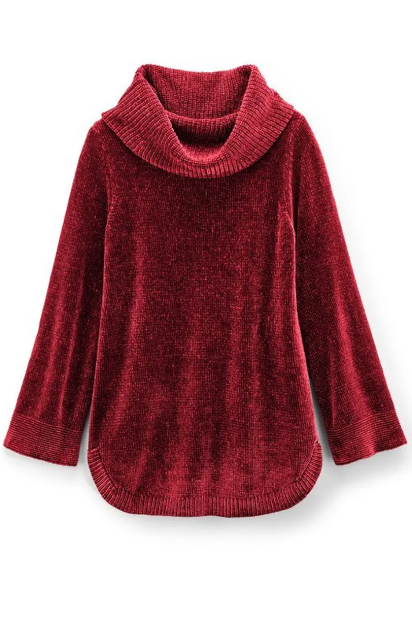 Soft Winds Chenille Tunic Sweater<Soft Surroundings Fashion