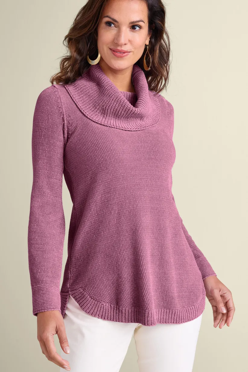 Soft Winds Chenille Tunic Sweater<Soft Surroundings Fashion