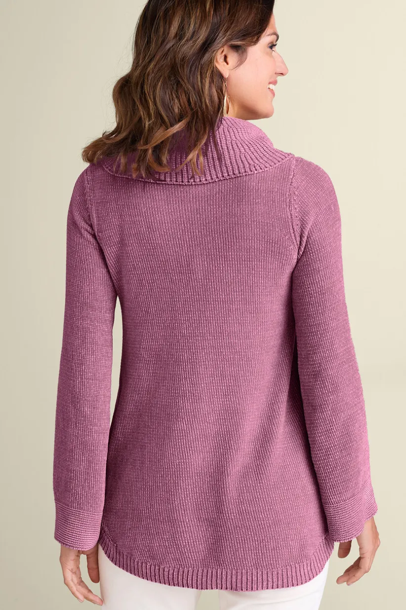 Soft Winds Chenille Tunic Sweater<Soft Surroundings Fashion