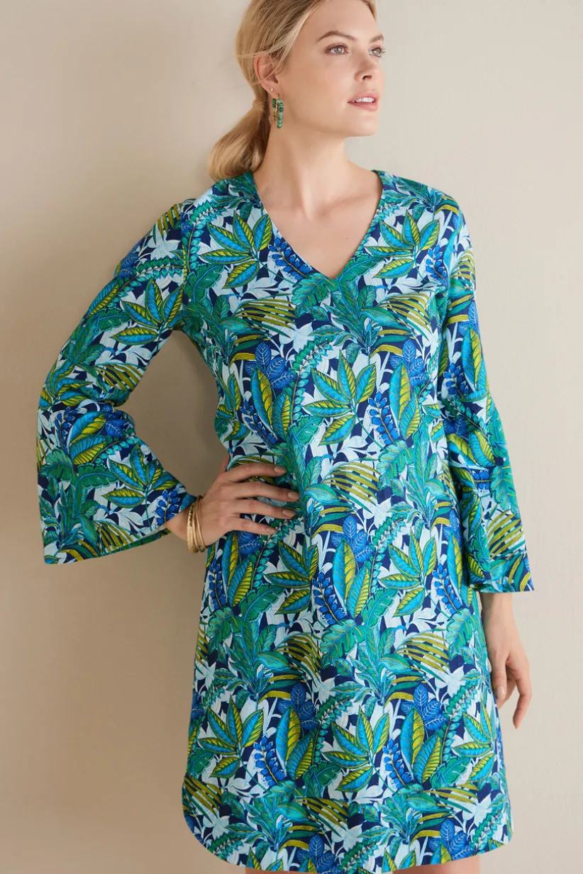 Soleil Linen Blend Dress<Soft Surroundings Online