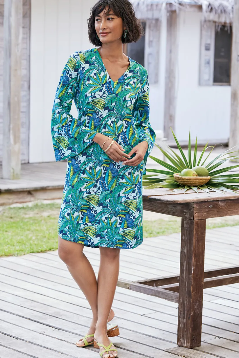 Soleil Linen Blend Dress<Soft Surroundings Online