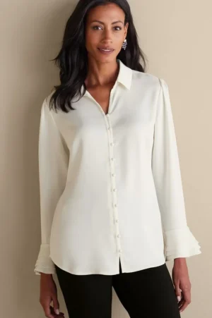 Sonnet Blouse<Soft Surroundings Fashion