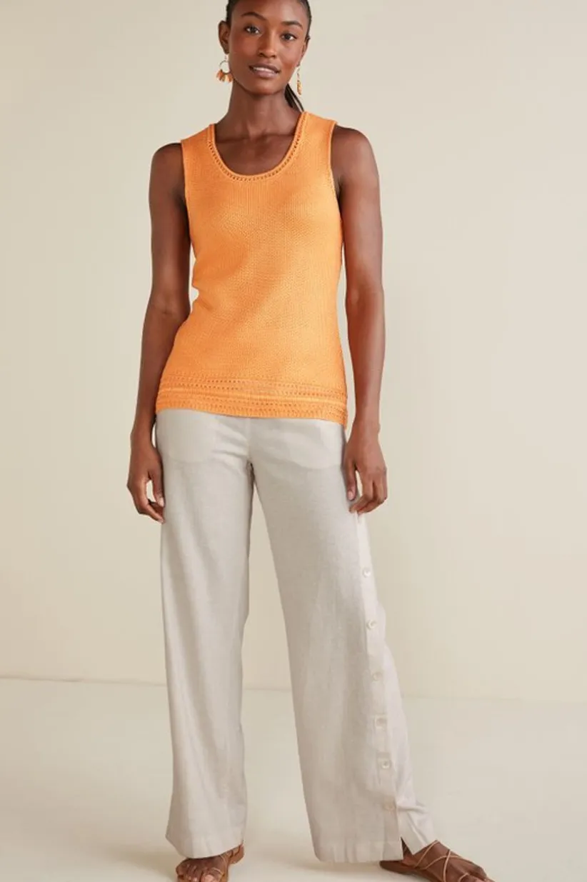 Sonoma Linen Blend Wide Leg Pants<Soft Surroundings Fashion