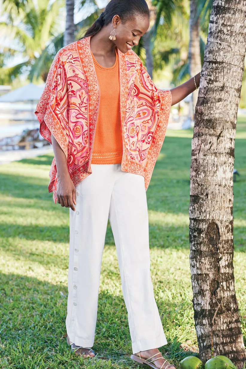 Sonoma Linen Blend Wide Leg Pants<Soft Surroundings Fashion