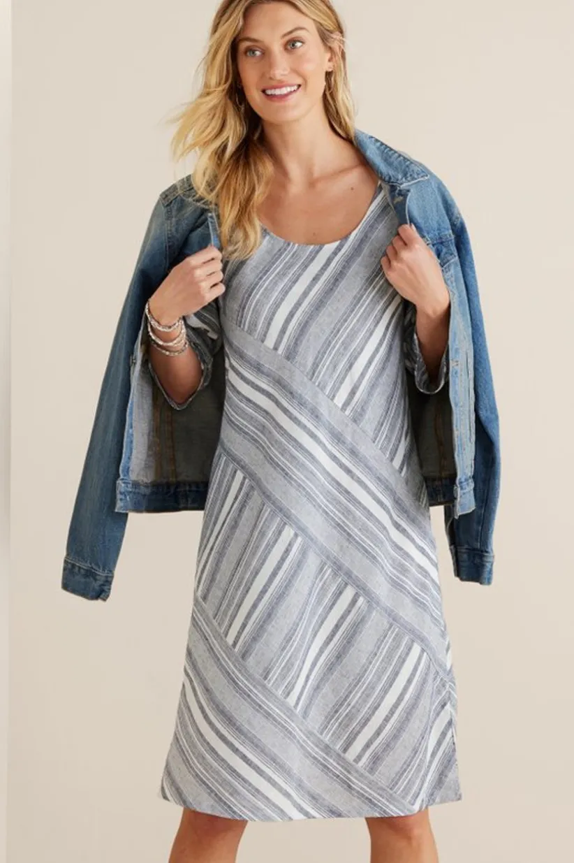 Sonya Linen Dress<Soft Surroundings New