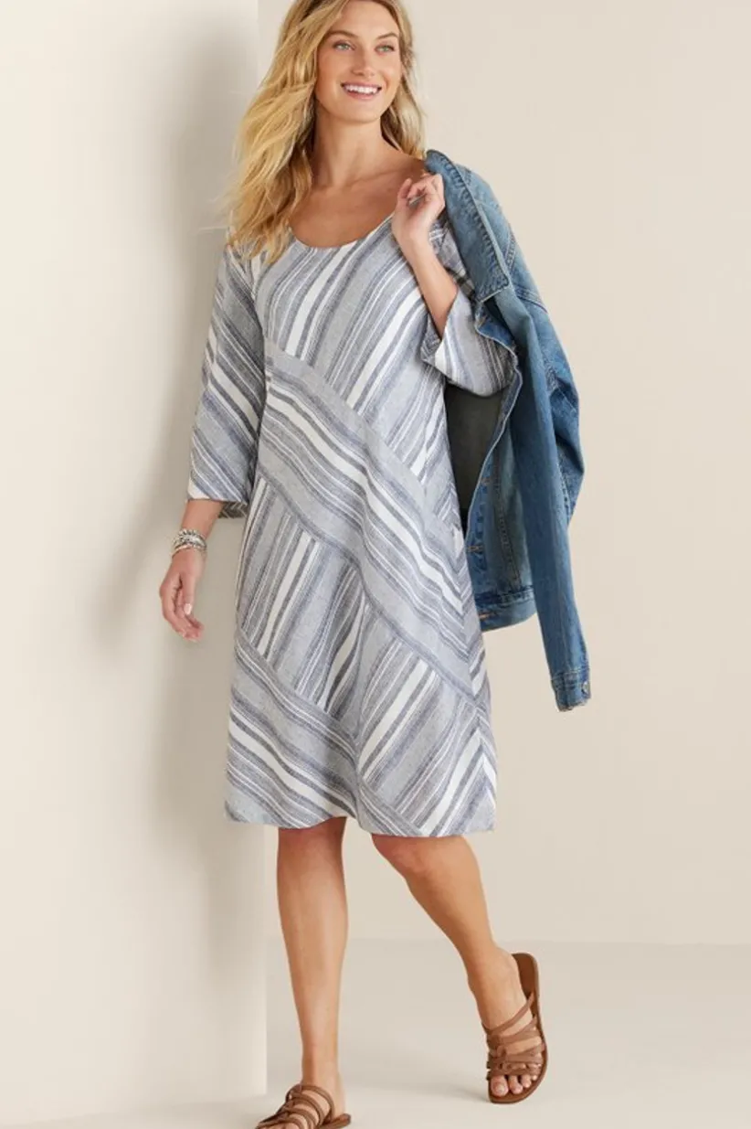 Sonya Linen Dress<Soft Surroundings New