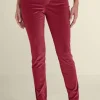 Sutton Velveteen Pull-On Slim Leg Pants<Soft Surroundings Sale