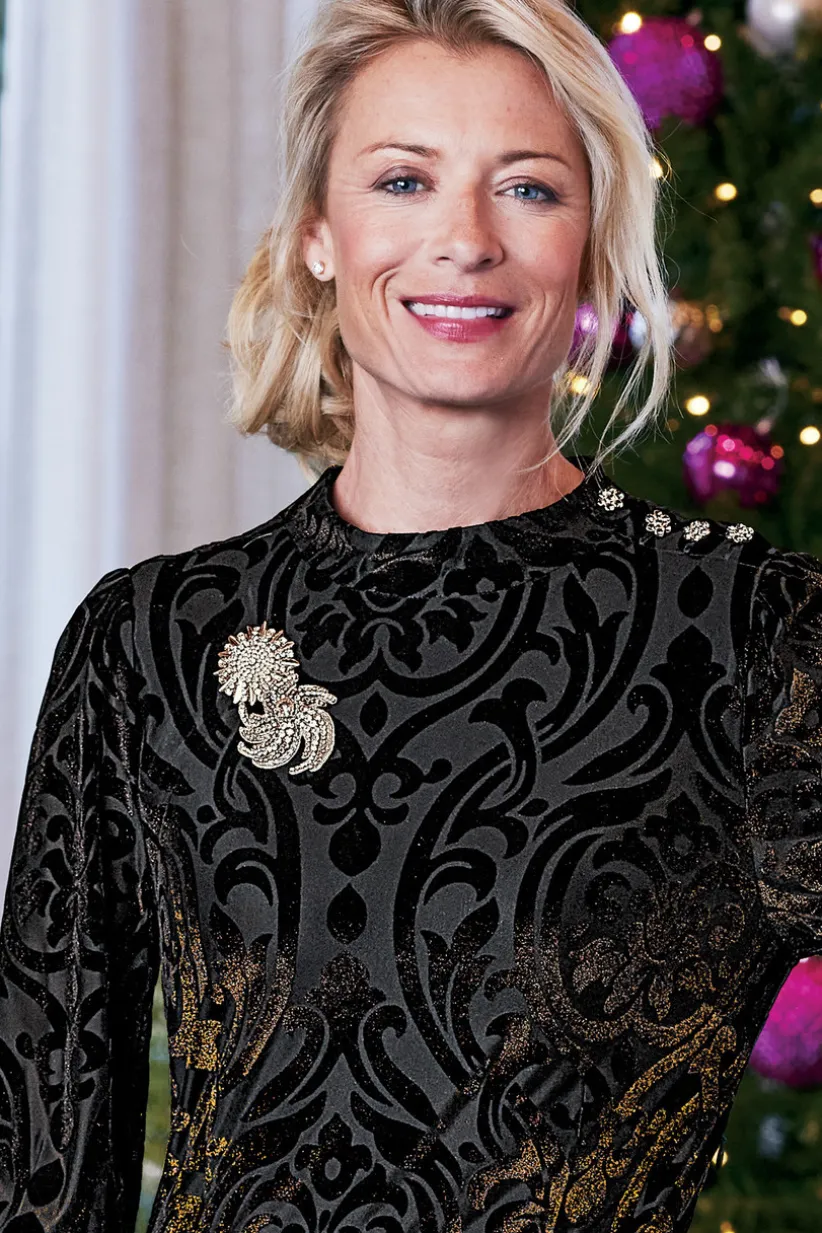 Swirl Around Burst Brooch<Soft Surroundings Outlet