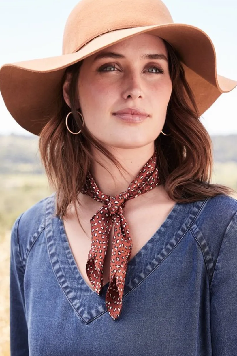 Sylvia Silk Square Scarf<Soft Surroundings New