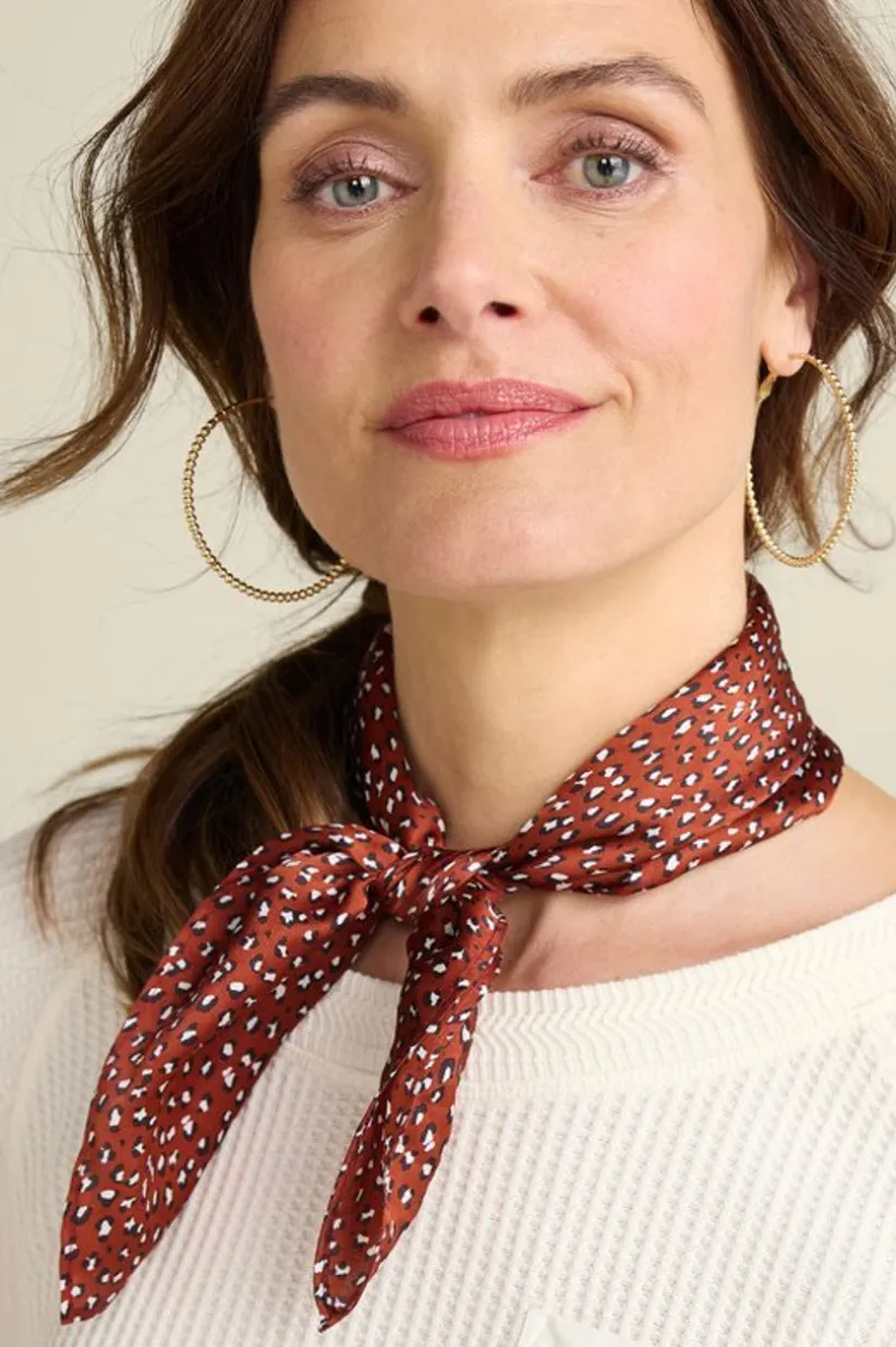 Sylvia Silk Square Scarf<Soft Surroundings New