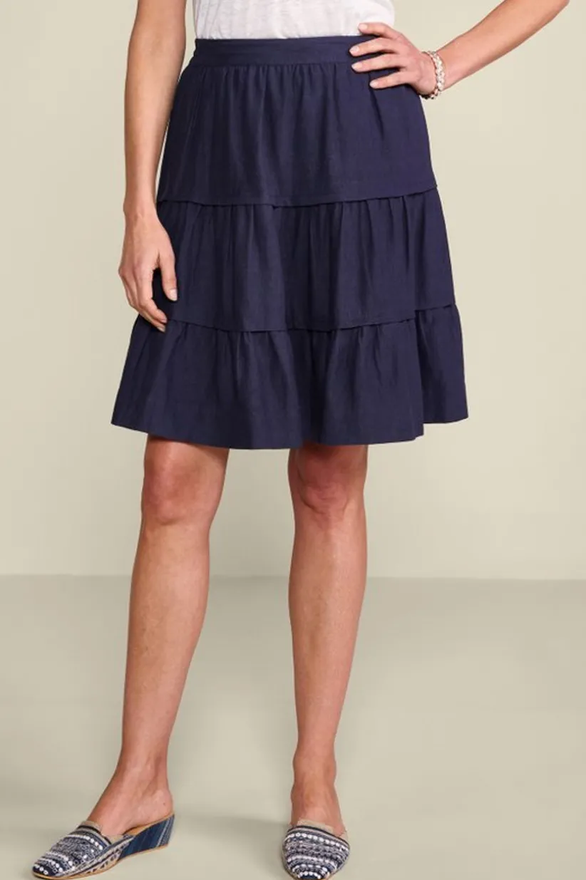 Talisa Linen Blend Skirt<Soft Surroundings Outlet