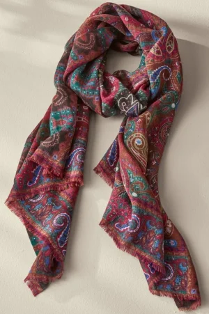 Tamara Paisley Scarf<Soft Surroundings Best