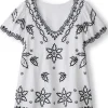 Teres Embroidered Tee<Soft Surroundings Fashion