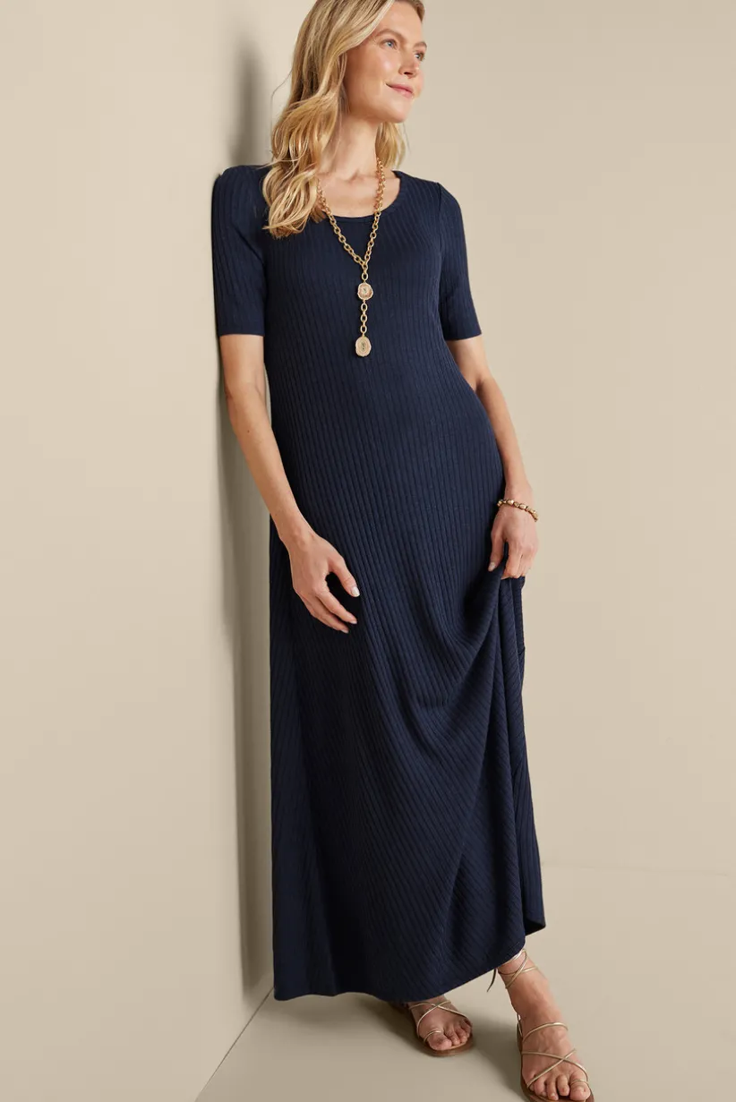 Textured Short Sleeve Santiago Dress<Soft Surroundings Hot