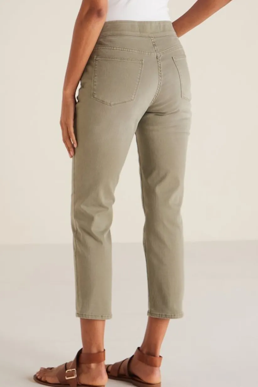 The Ultimate Denim Pull-On Crop<Soft Surroundings Best
