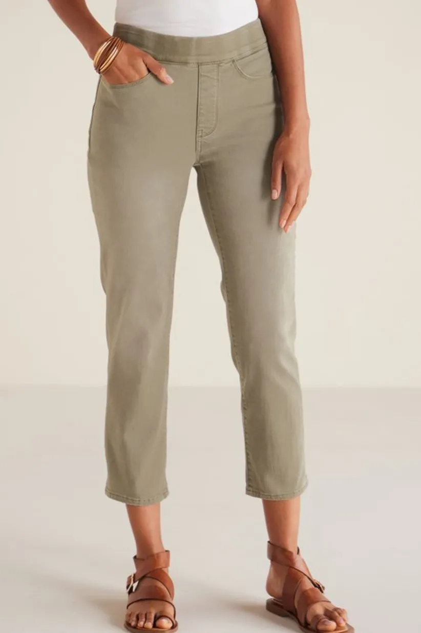The Ultimate Denim Pull-On Crop<Soft Surroundings Best