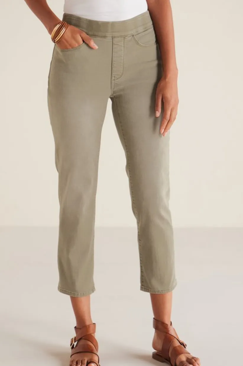 The Ultimate Denim Pull-On Crop<Soft Surroundings Best