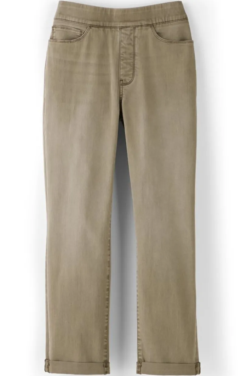 The Ultimate Denim Pull-On Crop<Soft Surroundings Best