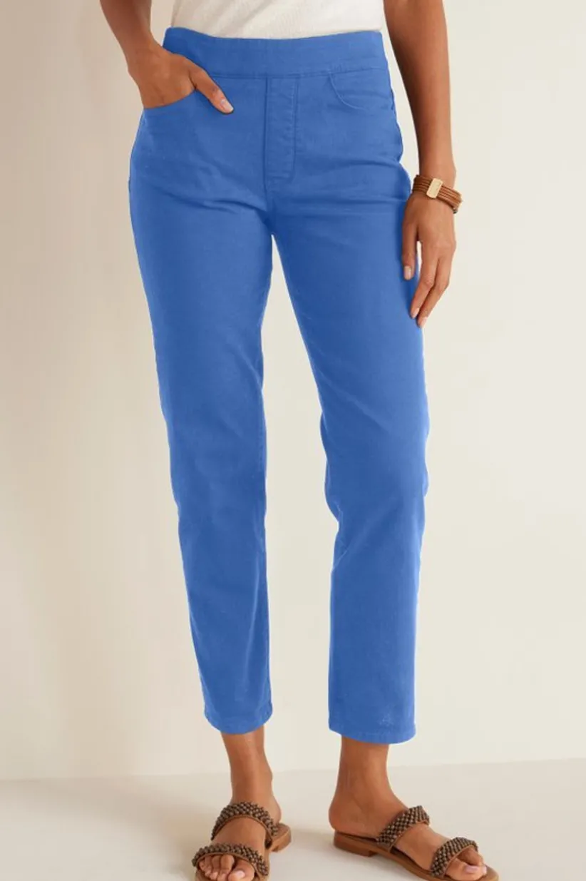 The Ultimate Denim Pull-On Crop<Soft Surroundings Best