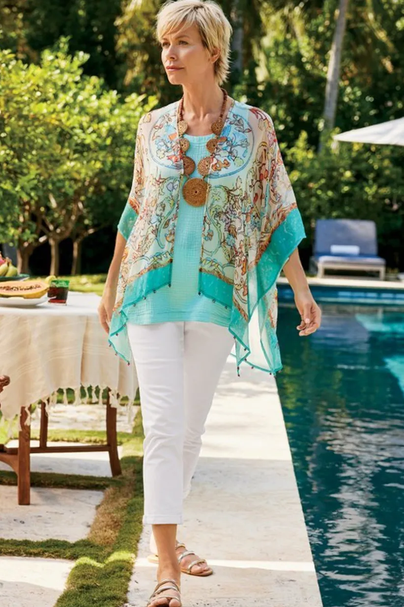 The Ultimate Denim Pull-On Crop<Soft Surroundings Best