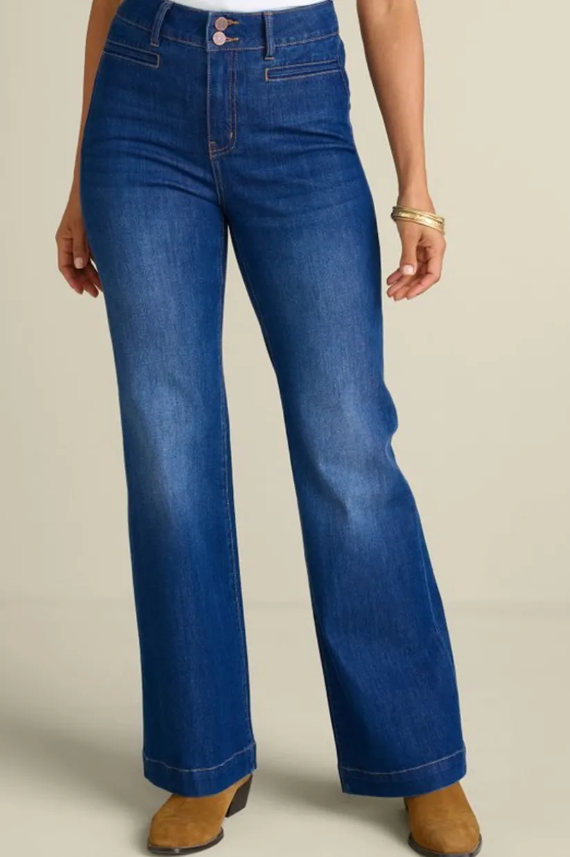 The Ultimate Denim Trouser Jeans<Soft Surroundings Fashion