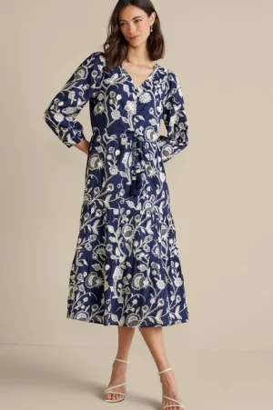 Tilda Embroidered Midi Dress<Soft Surroundings Best