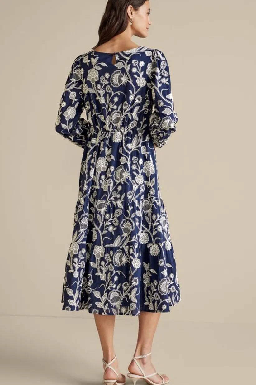 Tilda Embroidered Midi Dress<Soft Surroundings Best