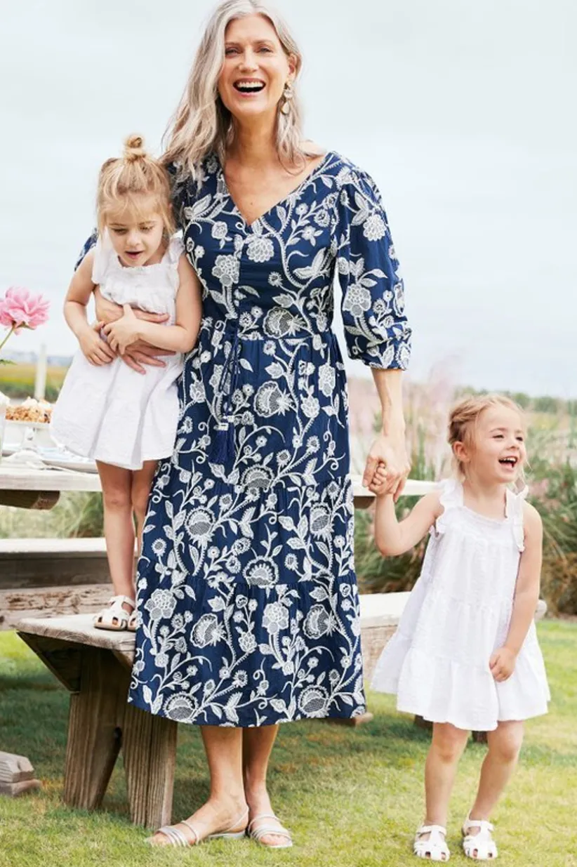 Tilda Embroidered Midi Dress<Soft Surroundings Best